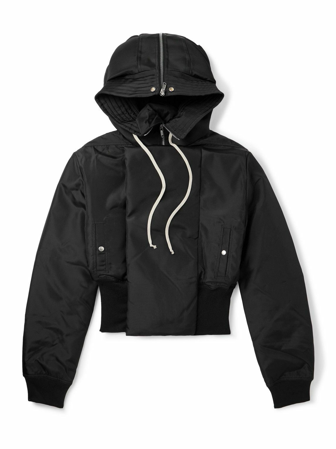 DRKSHDW by Rick Owens - Alice Cropped Padded Nylon-Canvas Hooded