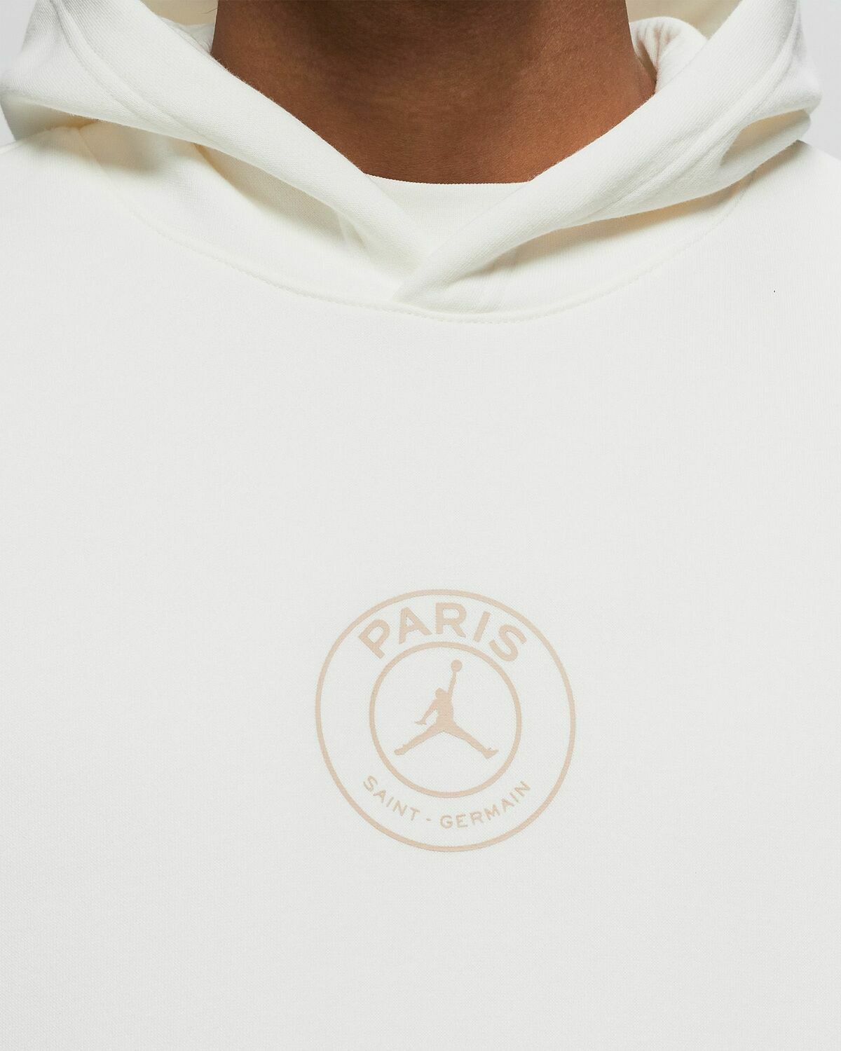 Jordan Paris Saint Germain Hbr Fleece Pollover White Hoodies