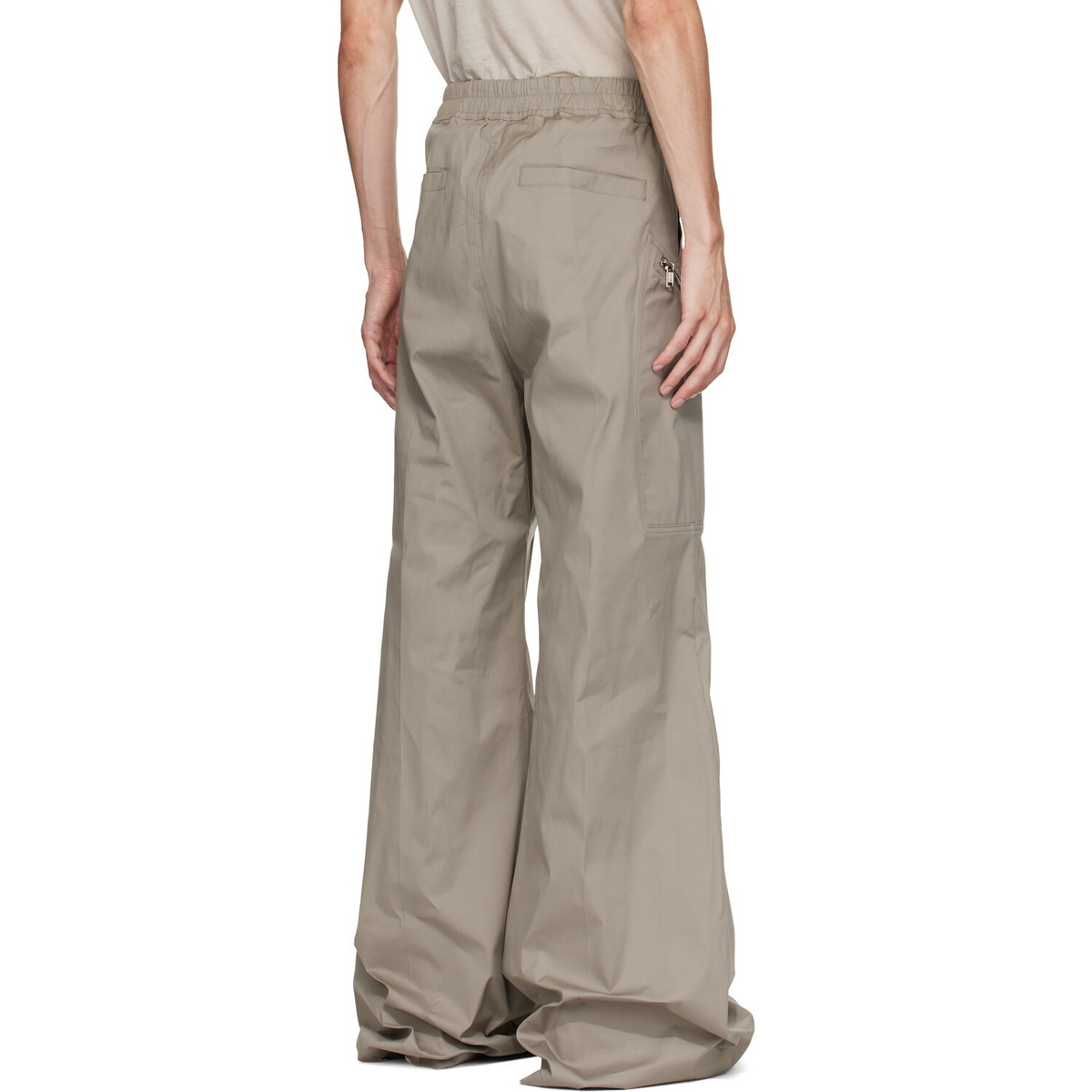 Rick Owens Taupe Tower Heizer Belas Cargo Pants