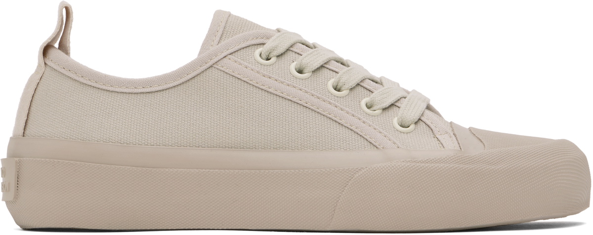 Studio Nicholson Beige Byrd Canvas Sneakers Studio Nicholson