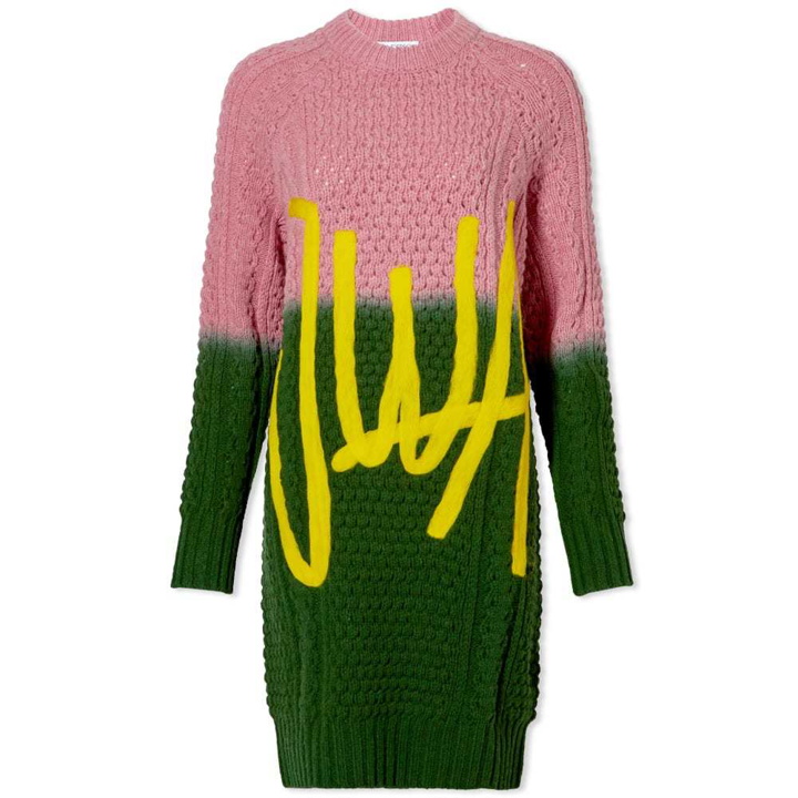 Photo: JW Anderson JWA Cable Knitted Jumper Dress