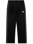 KENZO - Boke 2.0 Straight-Leg Logo-Appliquéd Striped Jersey Track Pants - Black