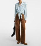 Frame Le Slim Palazzo wide-leg jeans