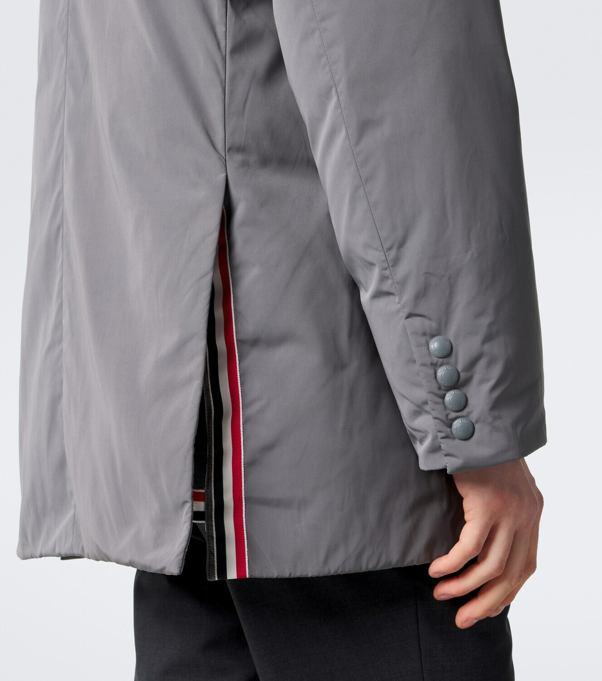 Thom Browne 4-Bar technical down jacket