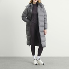 The North Face Women's Hydrenalite City Long Down Parka Jacket in Smoked Pearl