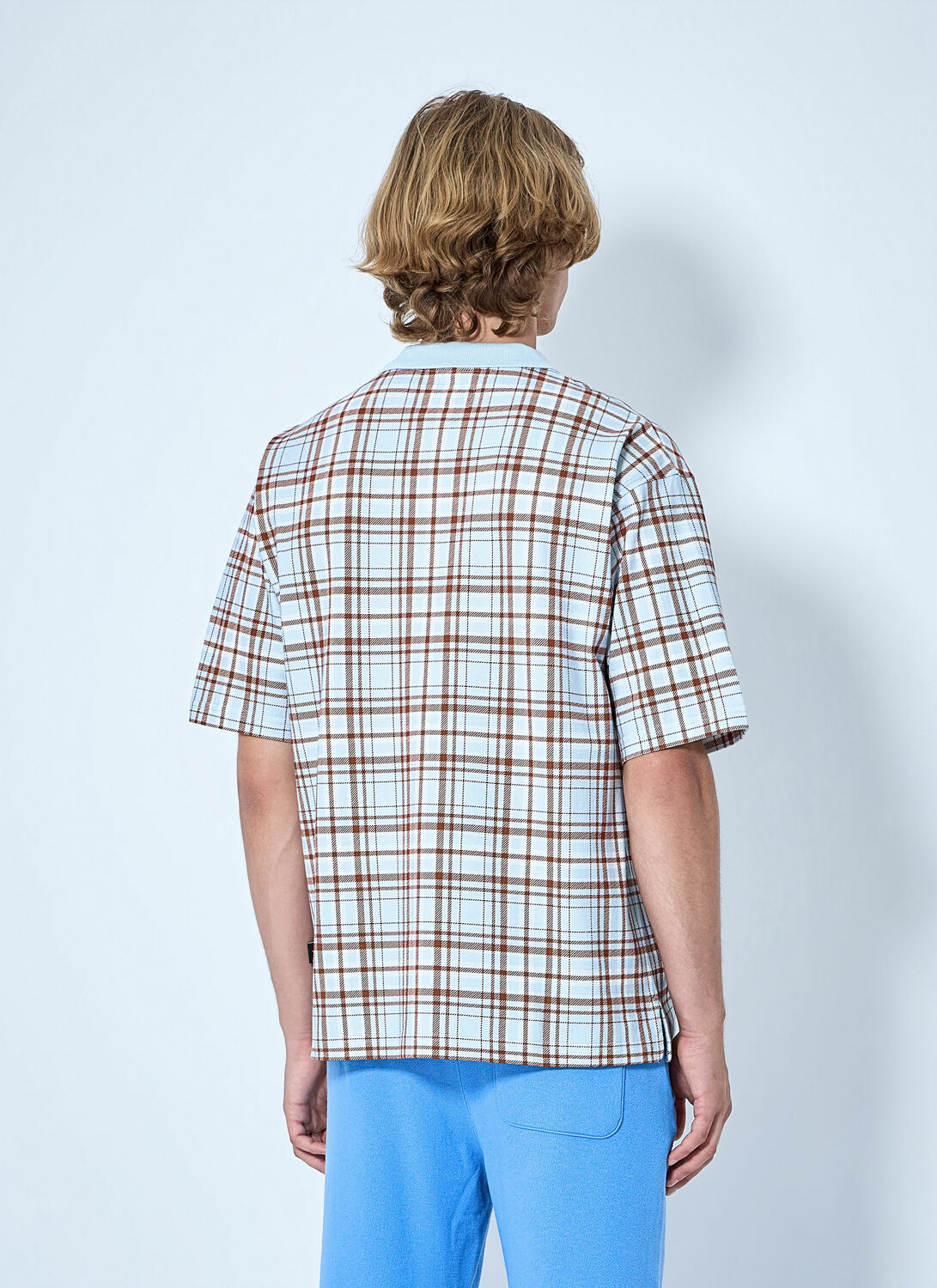 Bott Plaid Polo Shirt
