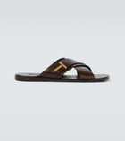 Tom Ford Preston leather sandals