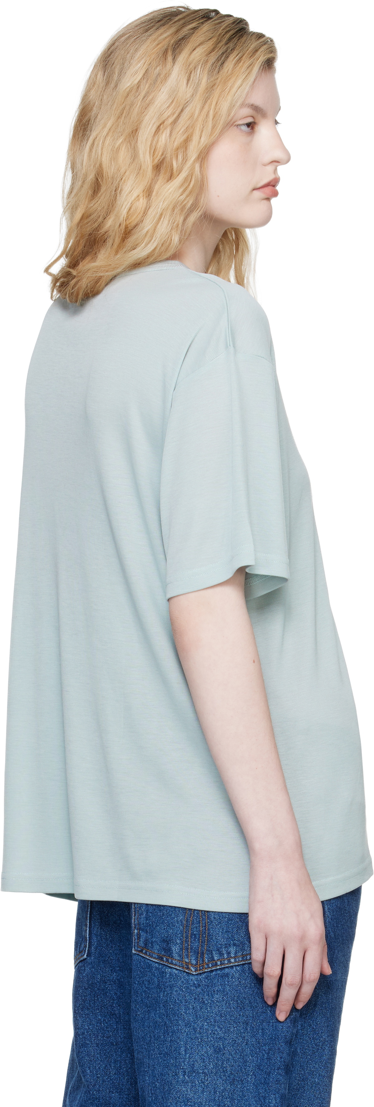 Studio Nicholson Blue Rond T-shirt
