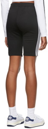 adidas Originals Black Laced High-Waisted Shorts