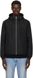Givenchy Black Polyfaille Windbreaker Jacket