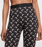 Marine Serre - Printed jersey leggings