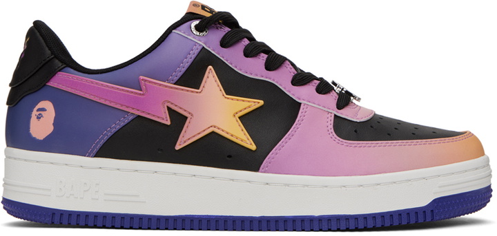 Photo: BAPE Purple & Black STA #7 M2 Sneakers