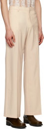 CMMN SWDN Beige Otto Trousers