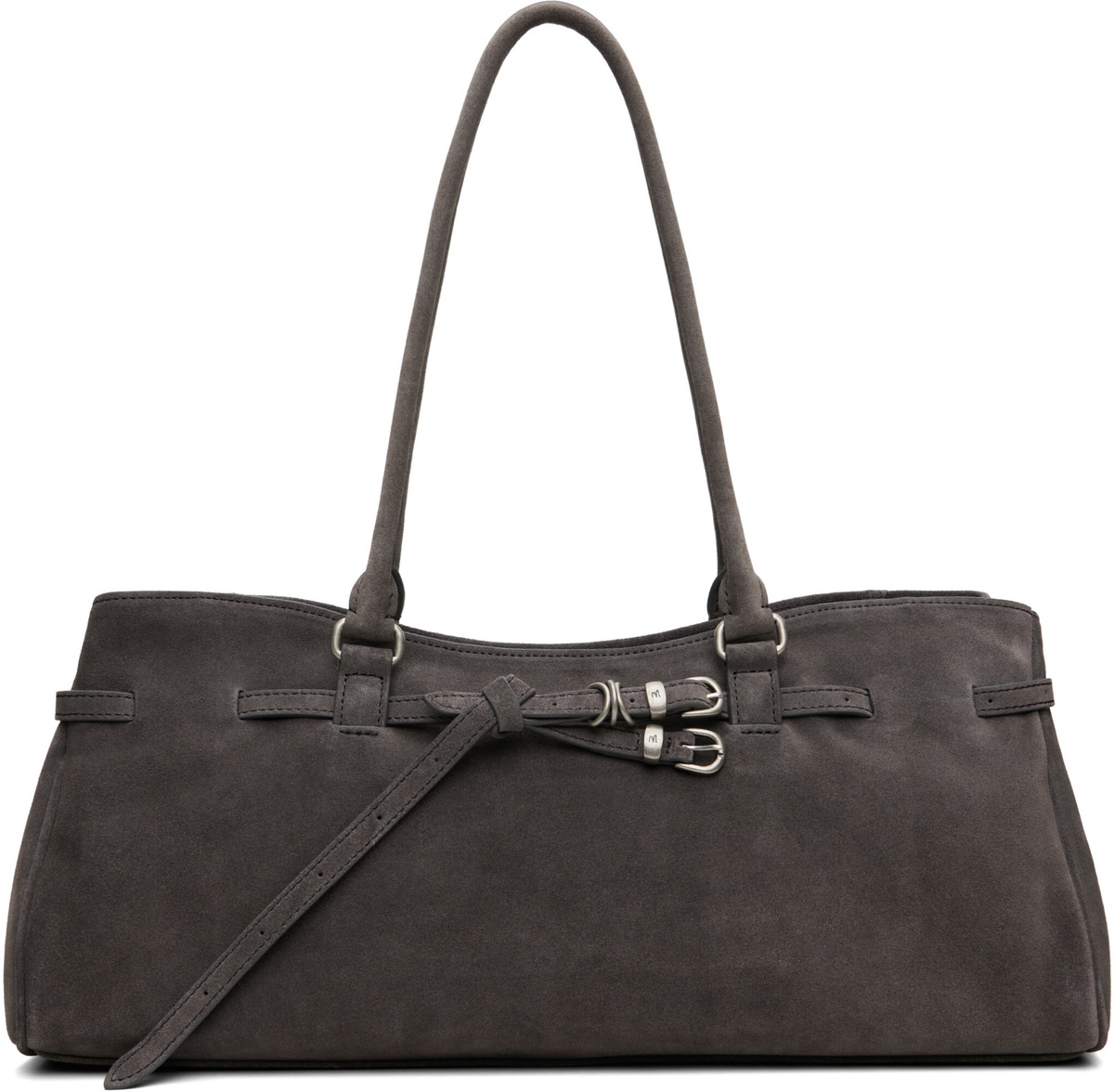 MARGESHERWOOD Gray Soft 'Grandma' Shoulder Bag