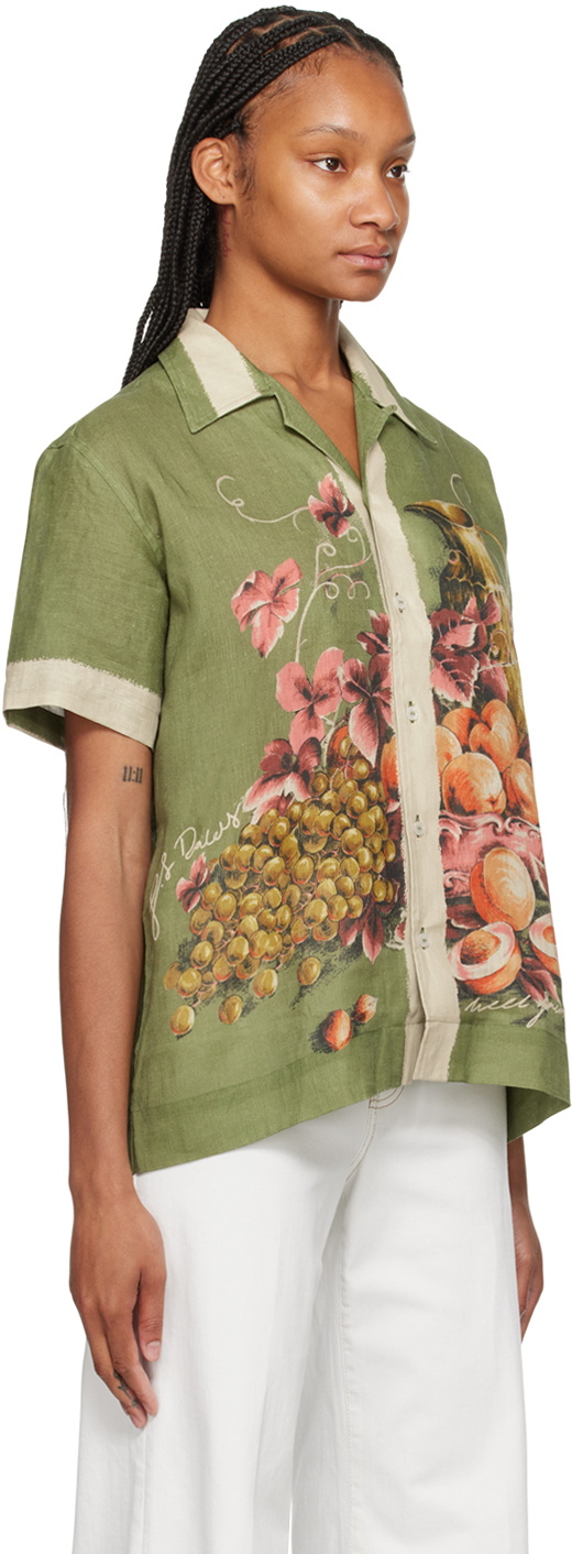S.S.Daley Green Print Shirt
