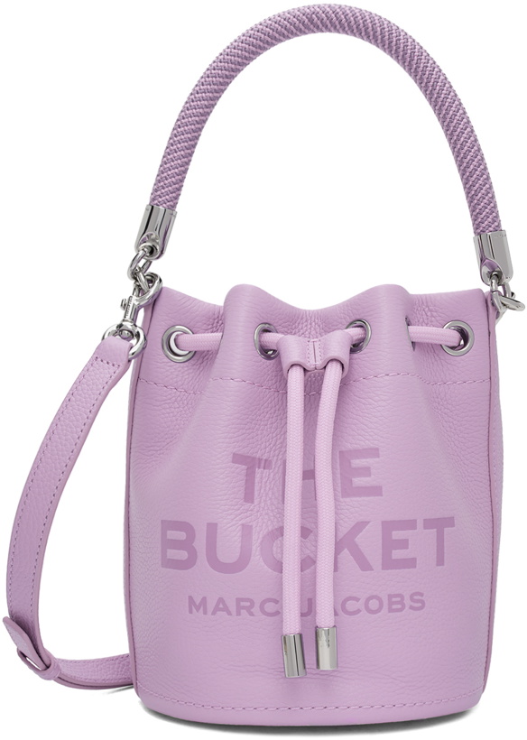 Photo: Marc Jacobs Purple 'The Leather Bucket' Bag