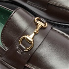 VINNY'S Men's Le Club Horsebit Snaffle Loafer in Brown Crust Leather