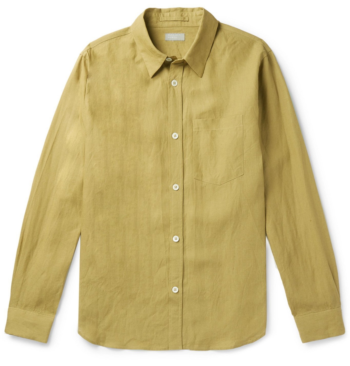 Margaret Howell - Linen Shirt - Yellow Margaret Howell