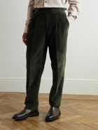 Purdey - Straight-Leg Cotton-Corduroy Trousers - Brown