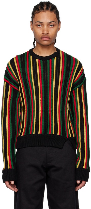 Photo: SPENCER BADU Multicolor Vented Sweater
