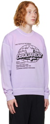 Dsquared2 Purple 'The Youth Of The World' Sweatshirt