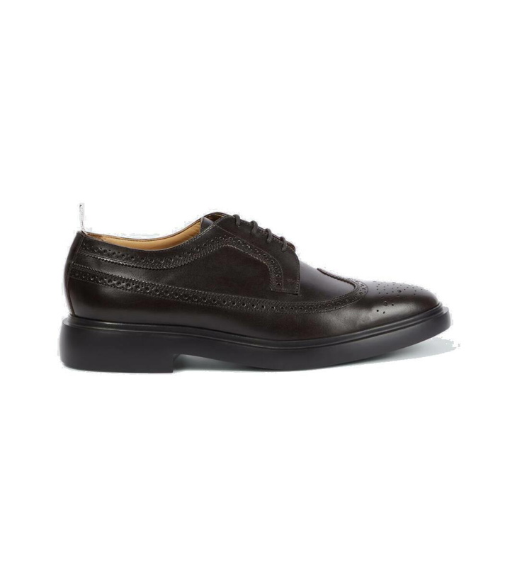 Photo: Thom Browne Longwing leather derby shoes