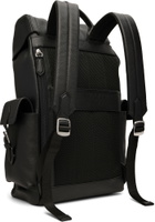 Polo Ralph Lauren Black Pebbled Leather Backpack