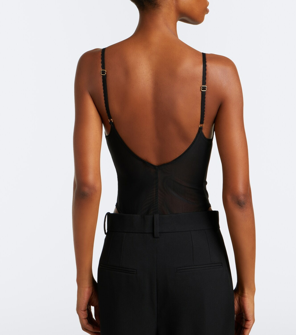 Blumarine Sheer lace bodysuit