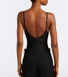 Blumarine Sheer lace bodysuit