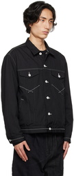 Comme des Garçons Homme Black Striped Jacket