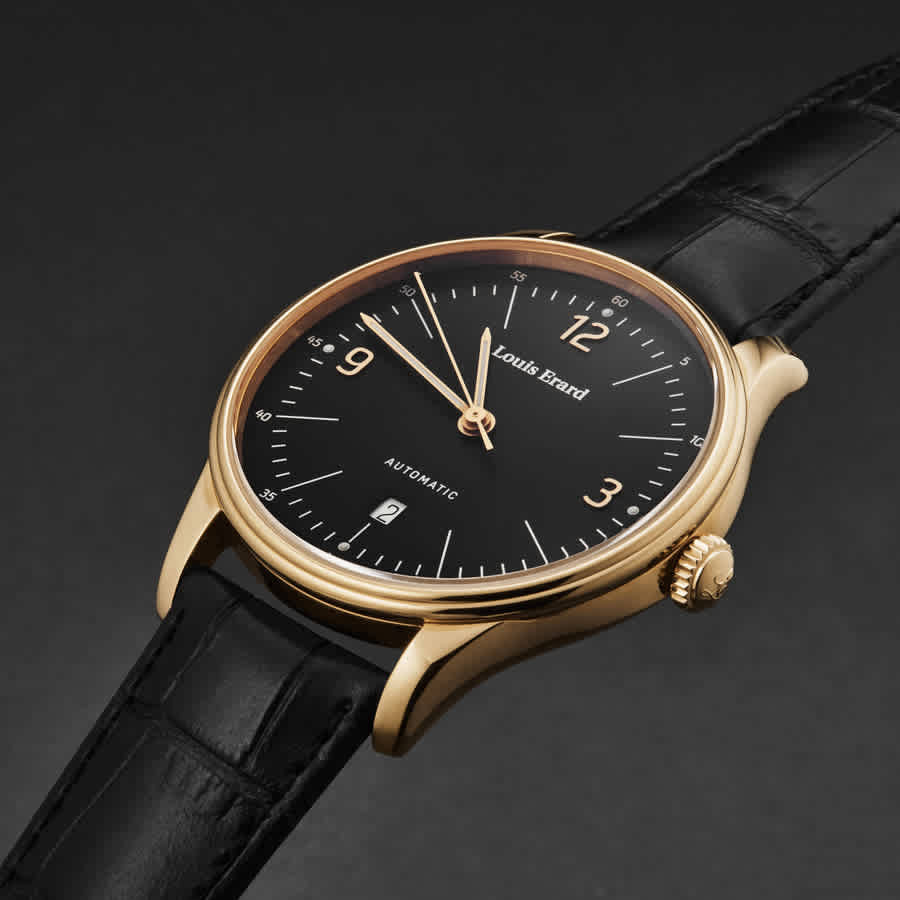Louis Erard Heritage Automatic Black Dial Mens Watch 69287PR12.BARC82