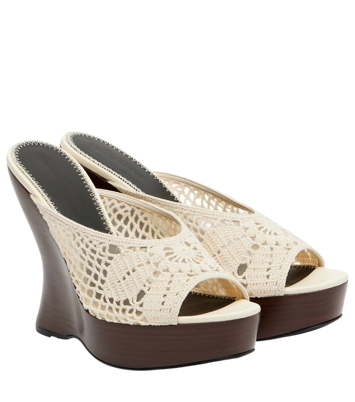 Photo: Magda Butrym 115mm crochet wedge mules