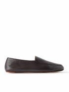 Loro Piana - Anton Walk Leather Loafers - Brown