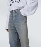 Balenciaga Waterproof wide-leg jeans