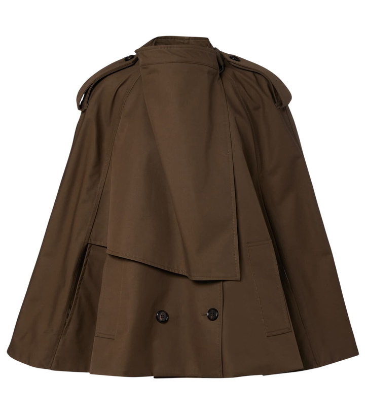 Photo: Burberry Double-breasted cotton cape