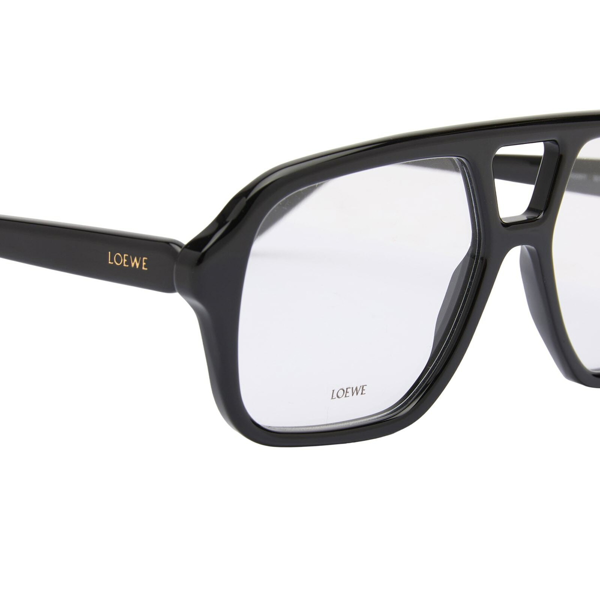 Loewe Eyewear Slim Pilot Optical Glasses in Black 