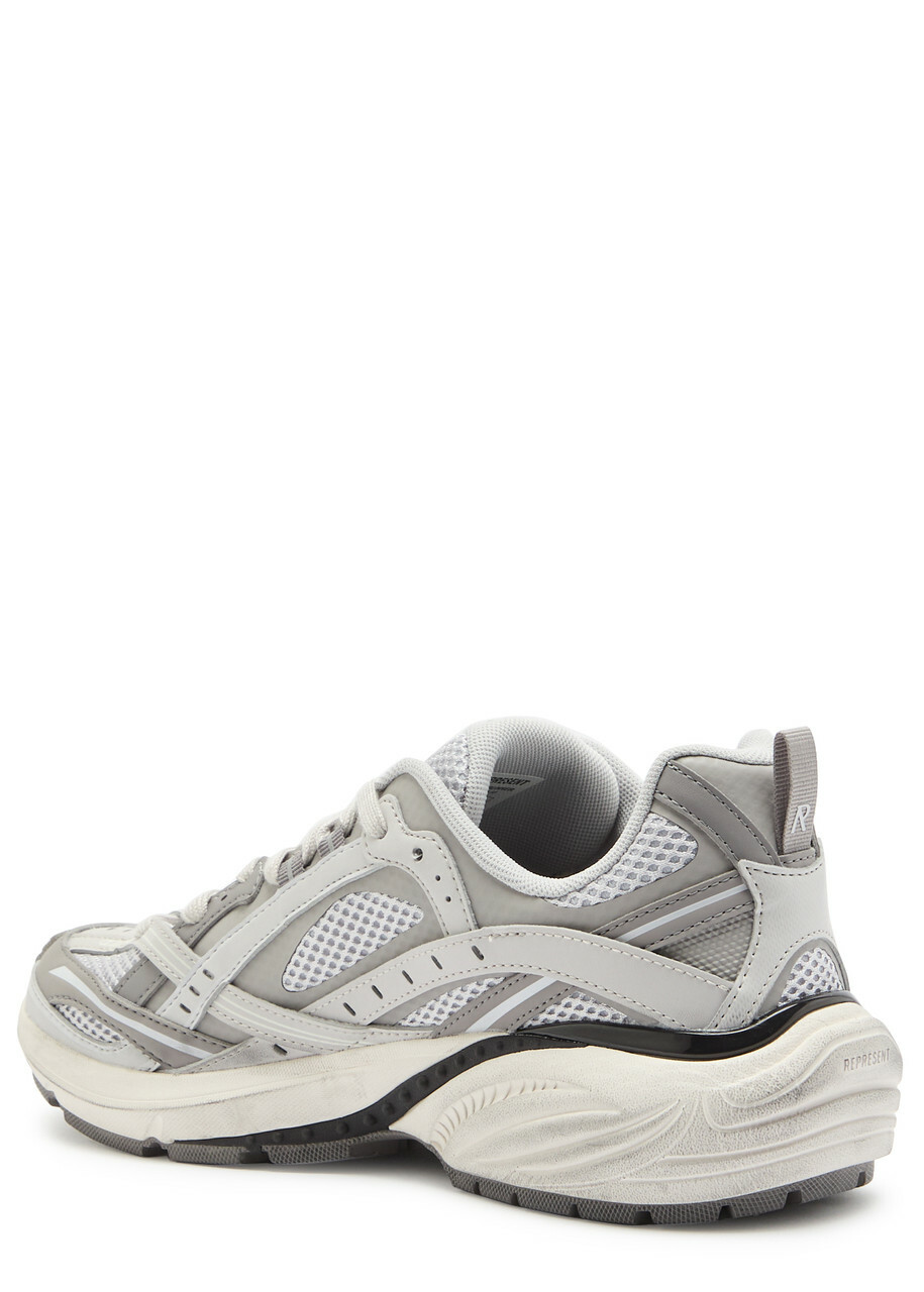 Represent Storm Runner Panelled Mesh Sneakers Grey
