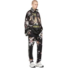 Dolce and Gabbana Black Floral Angels Lounge Pants