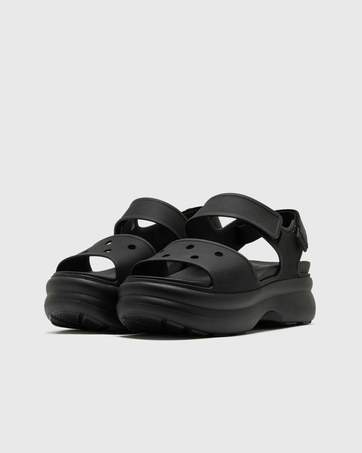 Crocs Soho Y Strap Sandal Black Womens Sandals & Slide