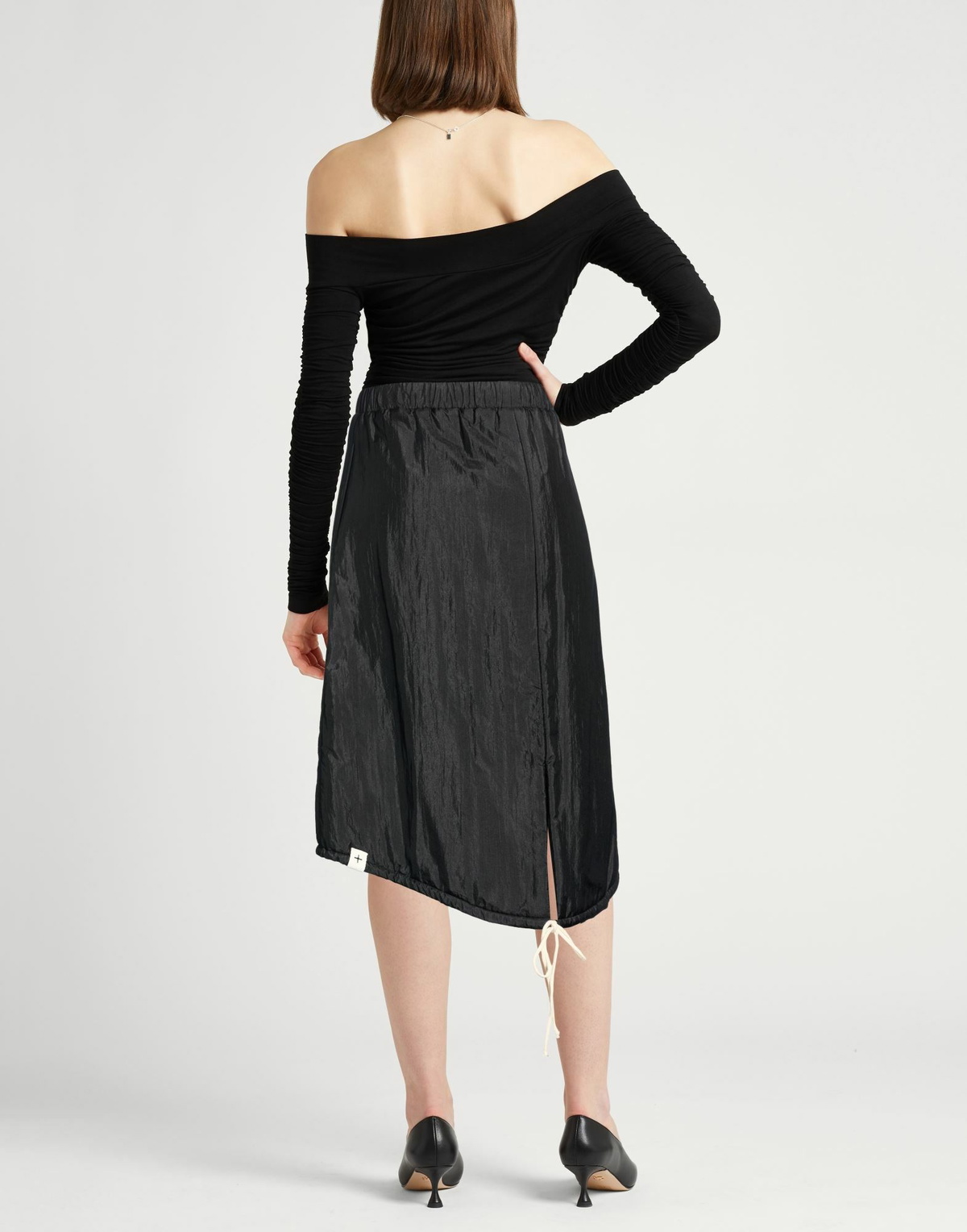 Jil Sander Womens Midi skirt in Black