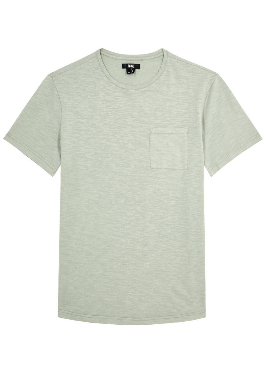 Paige Kenneth Cotton T-shirt Green