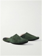 Charvet - Suede Slippers - Green