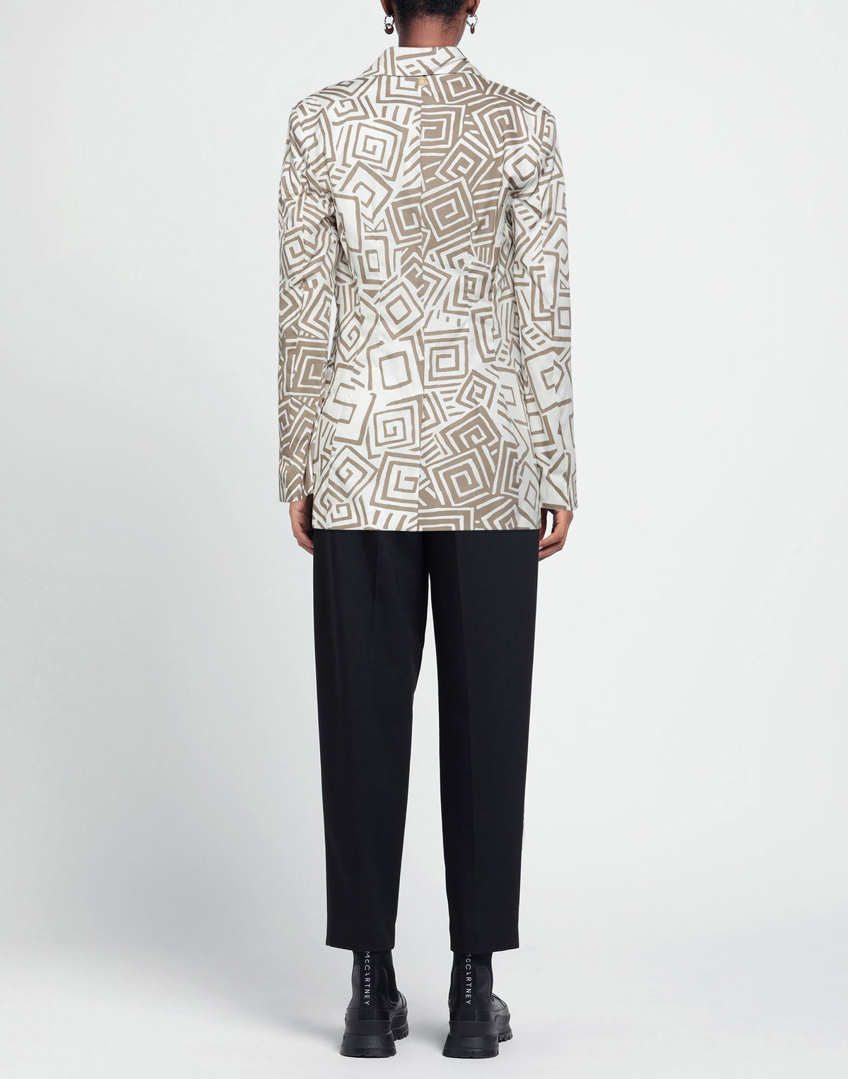 Manila Grace Womens Blazer Taupe
