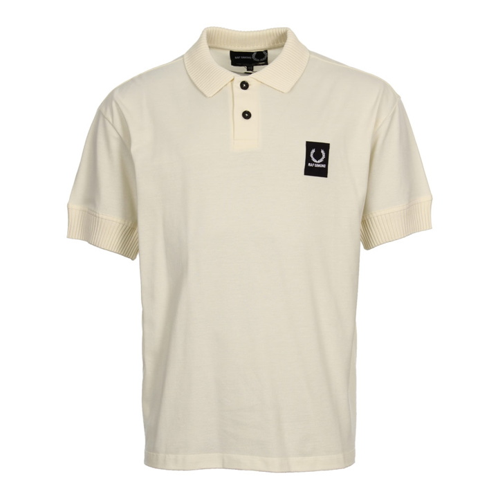 Photo: Polo Shirt - Chunky Rib Ecru