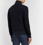 Incotex - Chioto Slim-Fit Waffle-Knit Linen and Cotton-Blend Cardigan - Blue