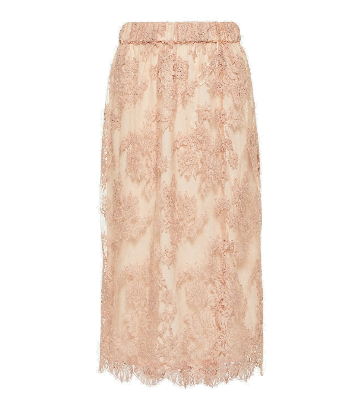 スカート GUCCI PINK COTTON MIDI SKIRT GG Supreme Oxford cotton skirt in light pink | GUCCI® SI