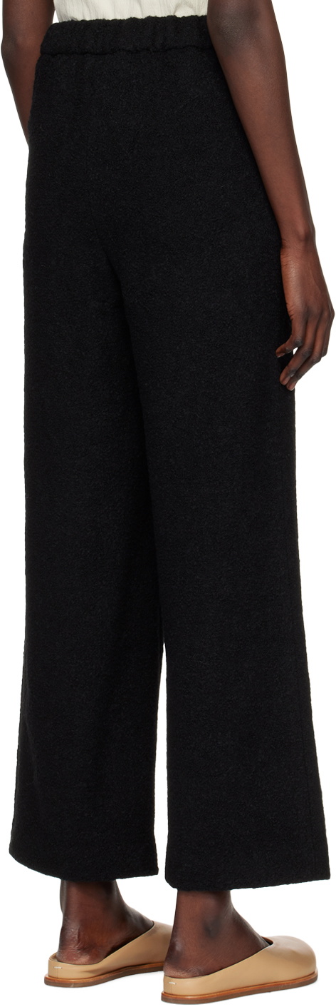 Missing You Already Black Wide-Leg Lounge Pants