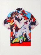 ENDLESS JOY - Jim Moir Turmoil Camp-Collar Printed TENCEL Shirt - Multi - M