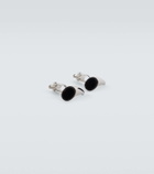 Lanvin Embellished cufflinks with onyx
