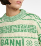 Ganni - Logo wool sweater